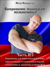 Обложка книги Упражнение для укрепления мышечного корсета грудного и поясничного отделов позвоночника в домашних условиях. Часть 17