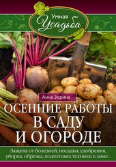 Обложка книги Осенние работы в саду и огороде. Защита от болезней, посадки, удобрения, уборка, обрезка, подготовка техники к зиме…