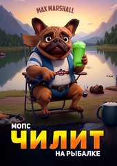 Обложка книги Мопс чилит на рыбалке